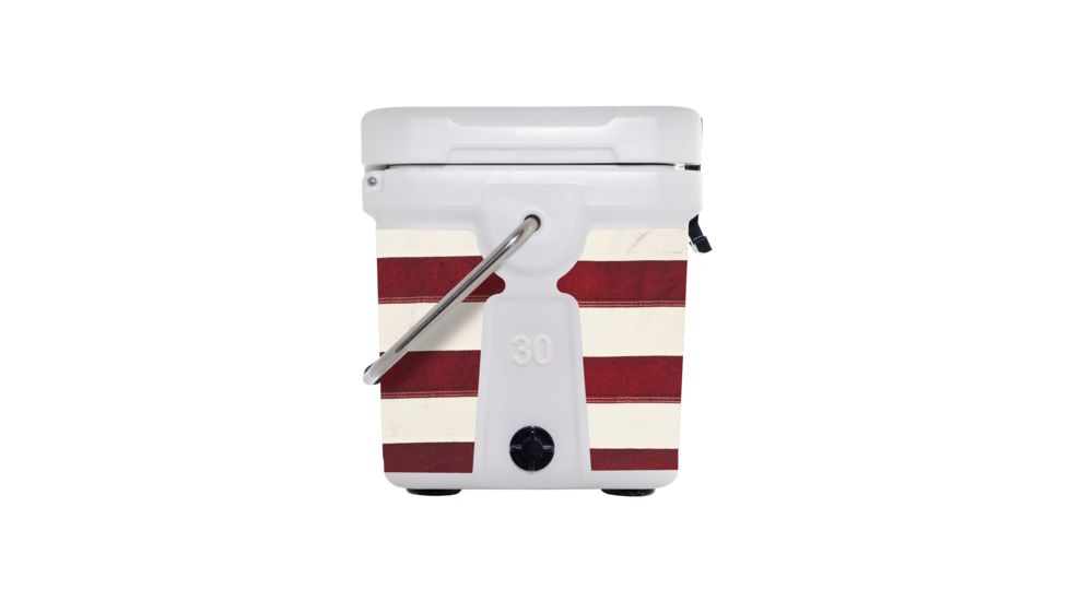 Mammoth Coolers Cruiser 30 Hard Cooler, Betsy Ross Decal Wrapped, White, MC30W-NL-BRF-DW