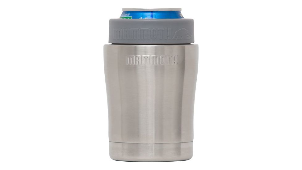 Mammoth Coolers Chillski Can Holder, 12 oz, Stainless, MS12KZ