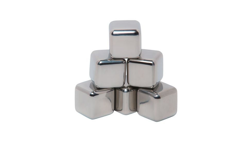 Mammoth Coolers Mammoth Ice Bergs Stainless Steel Ice Cubes 6-pack