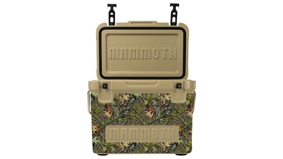 Mammoth Coolers Mossy Oak Obsession Wrapped Cruiser 15 Cooler, Tan, MC15T-MO-OB-DW