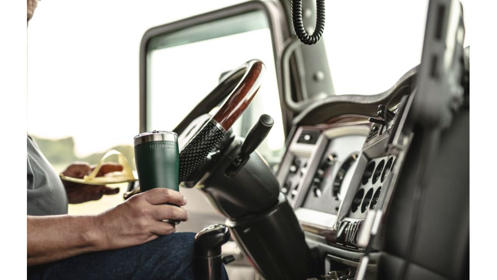 Mammoth Coolers Tumbler 20oz w/ Lid, Dark Green, MS20ROV-567