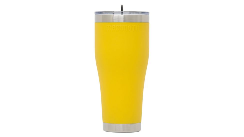 Mammoth Coolers Tumbler 30oz w/ Lid, Yellow Gold, MS30ROV-7406