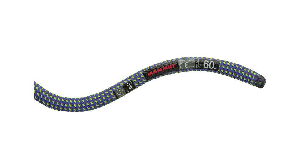 Mammut 10.0 Galaxy Dry Climbing Rope-Violet/Lime Green-60 m