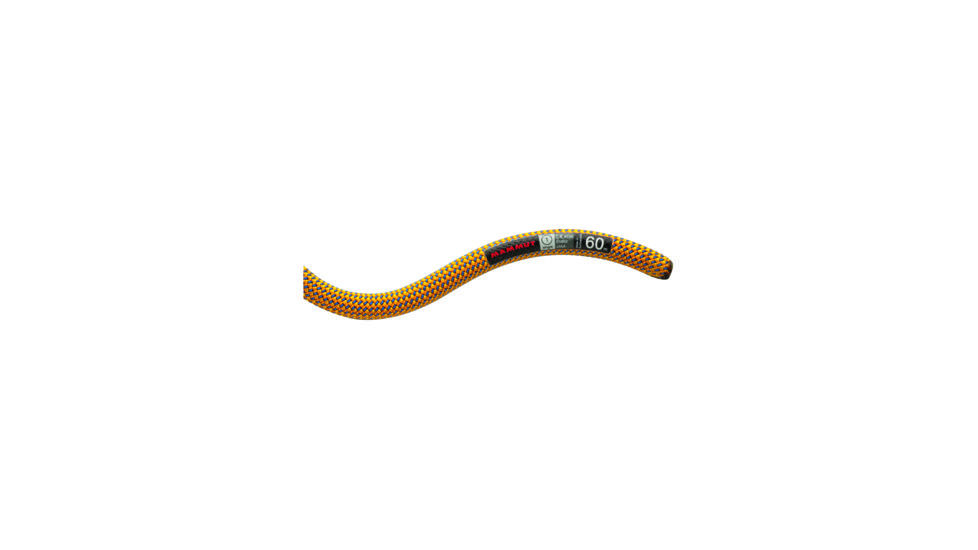 Mammut 10.2 Gravity Dry Climbing Rope-Orange/Royal-60 m