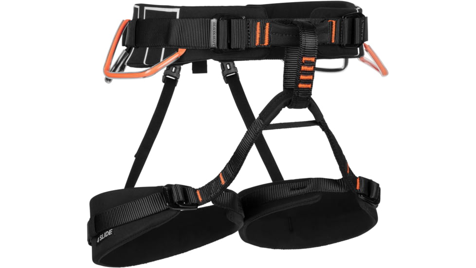 Mammut 4 Slide Harness, Black, Extra Small/Medium, 2020-01020-0001-120