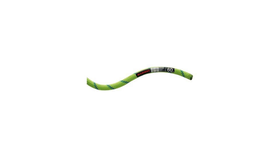 Mammut 7.5 Twilight Dry Climbing Rope-Lime Green-70 m