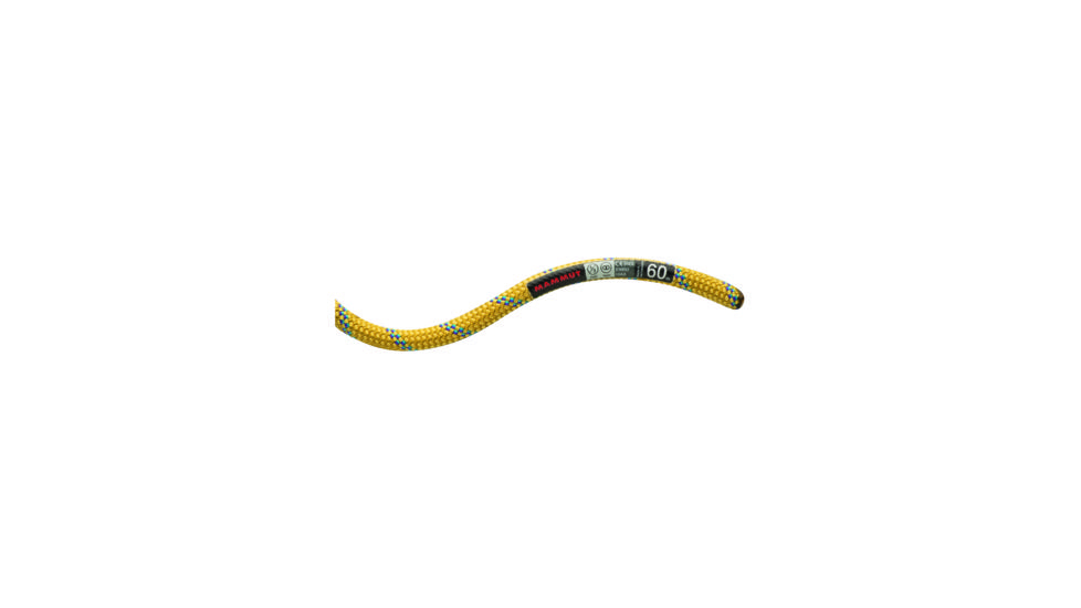 Mammut 8.0 Phoenix Dry Climbing Rope-Yellow-60 m