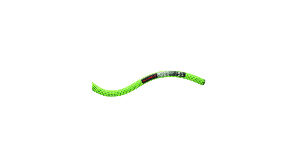 Mammut 8.7 Serenity Dry Climbing Rope-Lime Green-70 m