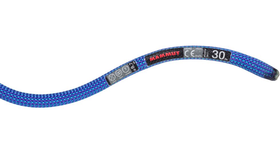 Mammut 8.7 Serenity Dynamic Rope, Dry Standard, Ocean-Violet, 50 m, 2010-02622-11192-1050