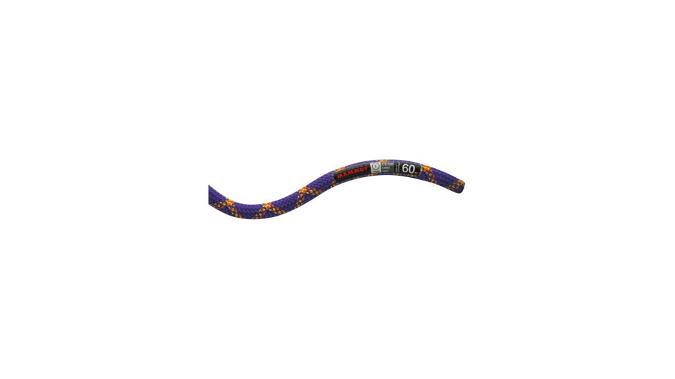Mammut 9.2 Revelation Protect Climbing Rope-Purple/Orange-60 m