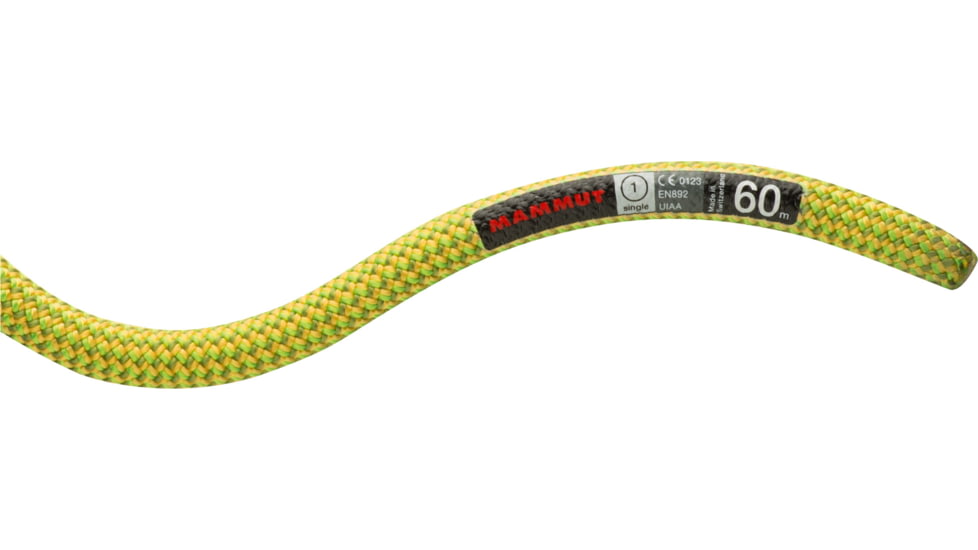 Mammut 9.5 Infinity Dynamic Rope, Dry Standard, Pappel-Limegreen, 80 m, 2010-02641-11136-1080