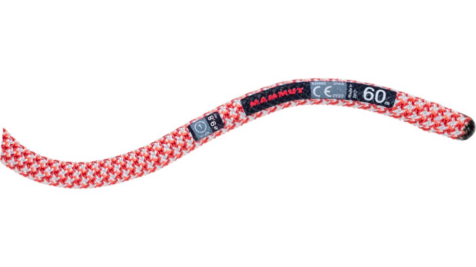 Mammut 9.8 Eternity Classic Standard Dynamic Rope, Neon Orange-Fire, 50 m, 2010-02242-01171-1050