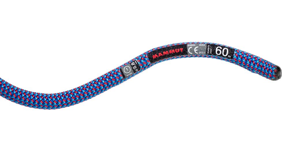 Mammut 9.8 Eternity Dry Standard Dynamic Rope, Ocean-Fire, 60 m, 2010-02652-11191-1060