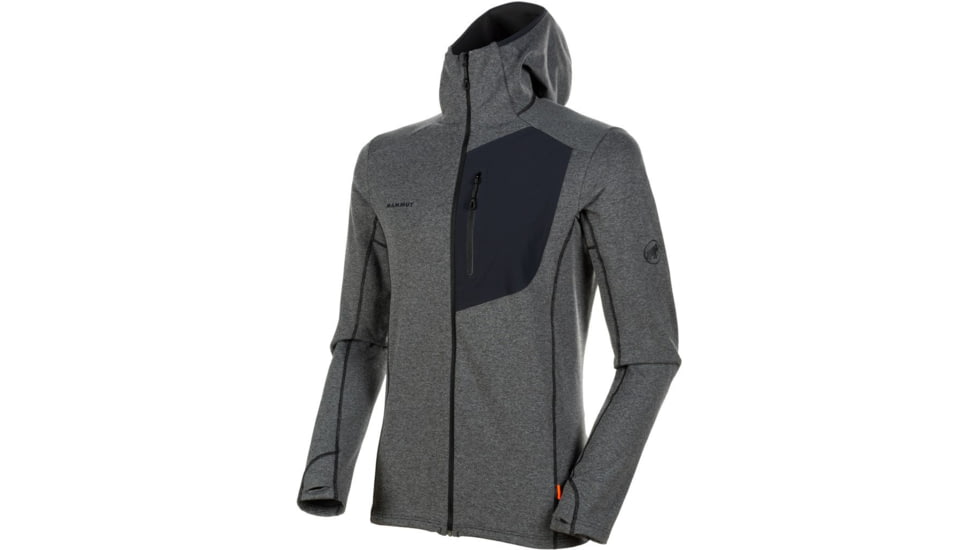 Mammut Aconcagua Light Midlayer Hooded Jacket - Mens, Black, 1014-00691-0001-118