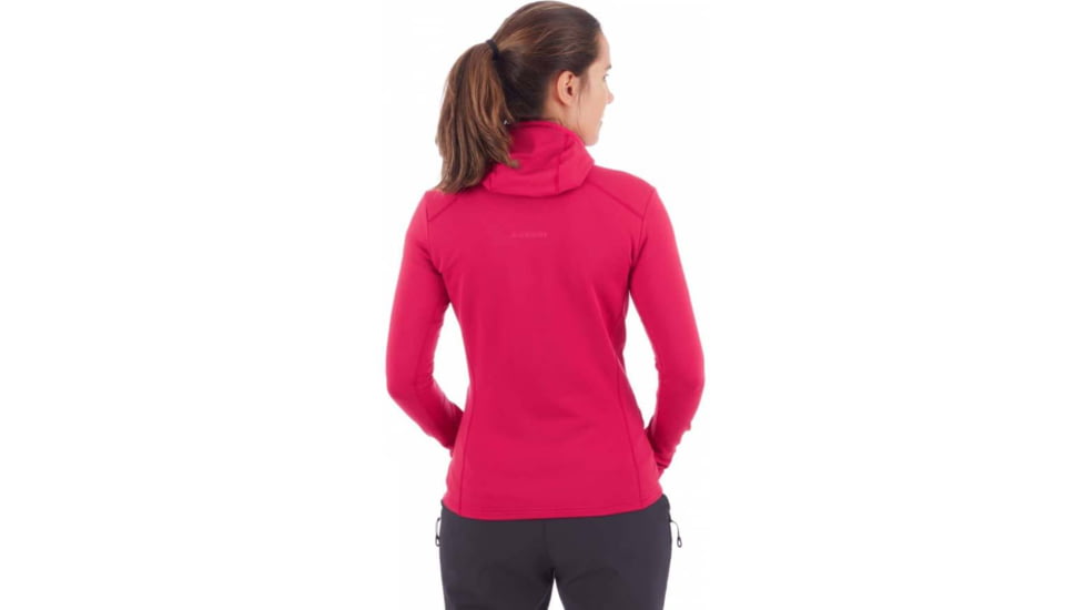 Mammut Aconcagua Light Midlayer Hooded Jacket - Womens, Dragon Fruit, Large, 1014-00701-3547-115