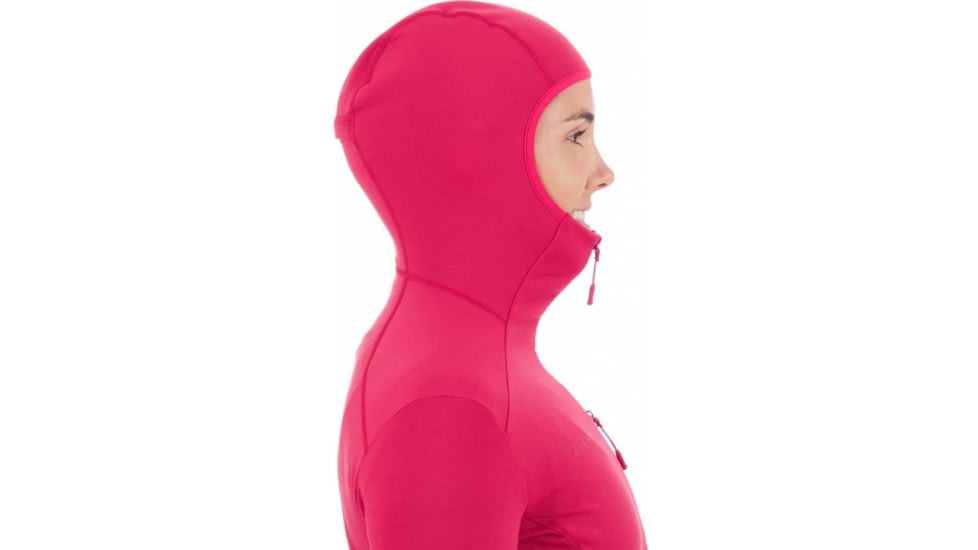 Mammut Aconcagua Light Midlayer Hooded Jacket - Womens, Dragon Fruit, Large, 1014-00701-3547-115