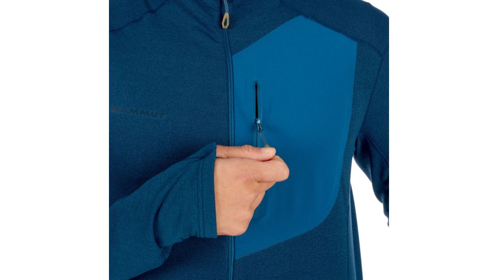 Mammut Aconcagua Light Midlayer Jacket - Mens, Poseidon Melange, Small, 1014-00032-50135-113