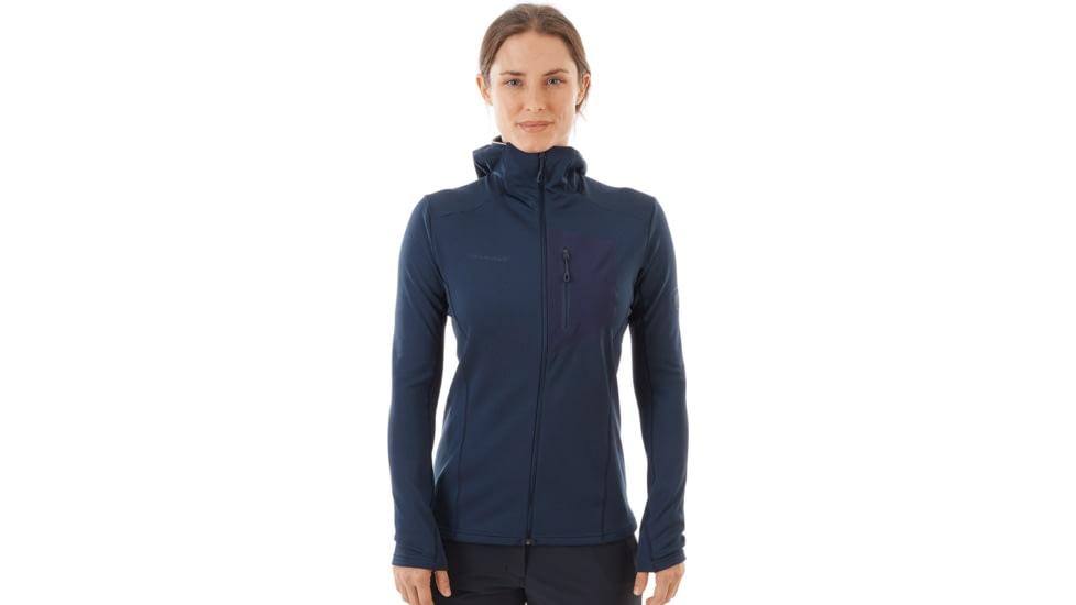 Mammut Aconcagua Light ML Hooded Jacket, Peacoat Melange, M, 1014-00700-50126-114