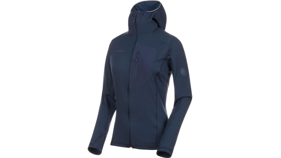 Mammut Aconcagua Light ML Hooded Jacket, Peacoat Melange, M, 1014-00700-50126-114