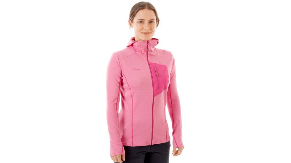Mammut Aconcagua Light ML Hooded Jacket - Womens, Pink Melange, Small, 1014-00700-6346-113