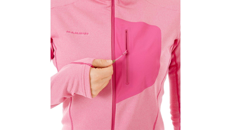 Mammut Aconcagua Light ML Hooded Jacket - Womens, Pink Melange, Small, 1014-00700-6346-113