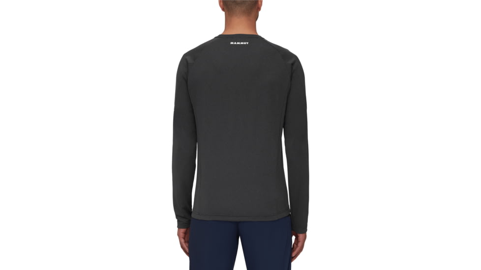 Mammut Aegility FL Longsleeve Top - Mens, Phantom Melange/White, Large, 1016-00800-00593-115