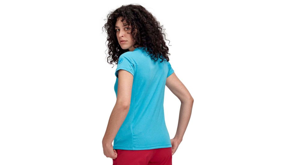 Mammut Aegility T-Shirt - Womens, Ocean Melange, Extra Small, 1017-02000-50318-112