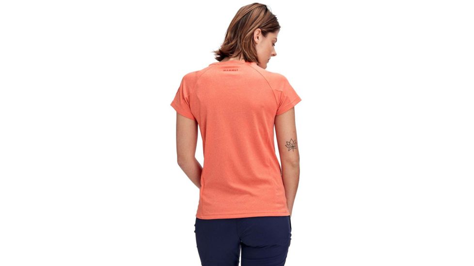Mammut Aegility T-Shirt - Womens, Poinciana Melange, Small, 1017-02000-3615-113