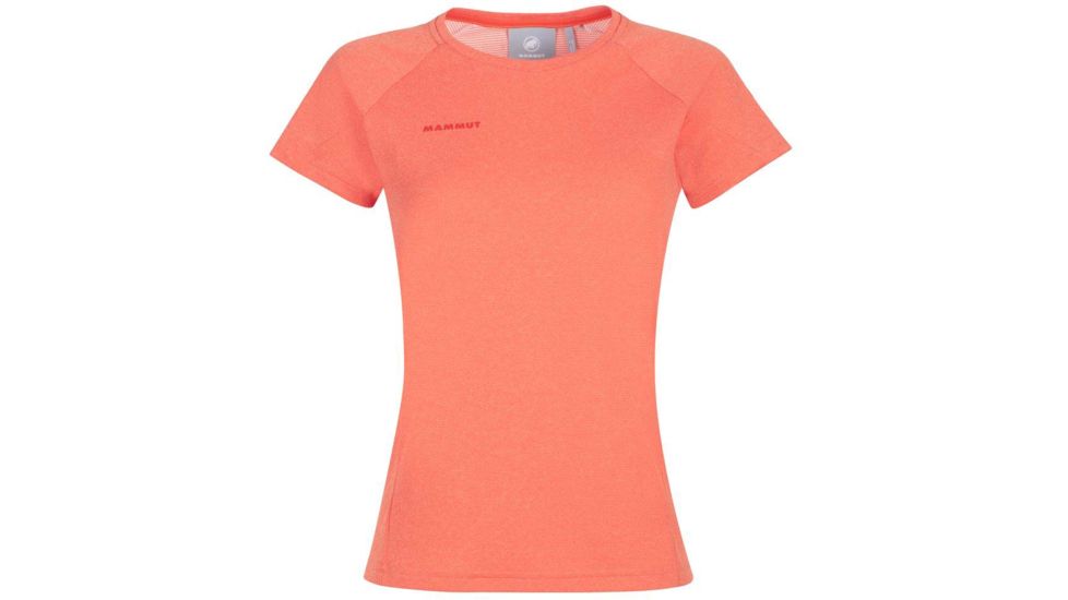 Mammut Aegility T-Shirt - Womens, Poinciana Melange, Small, 1017-02000-3615-113