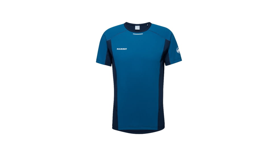Mammut Aenergy FL T-Shirts - Mens, Deep Ice Marine, Medium, 1017-05000-50554-114