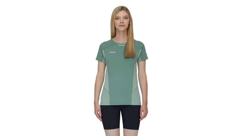Mammut Aenergy FL T-Shirts - Womens, Dark Jade Jade, Small, 1017-05020-40238-113