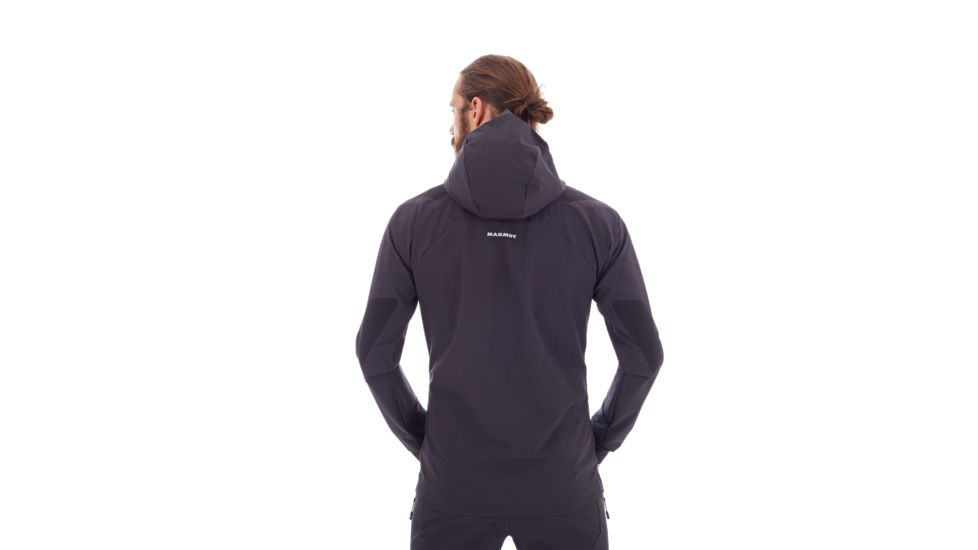 Mammut Aenergy Pro Softshell Hooded Jacket - Mens, Black, Small, 1011-00730-0001-113