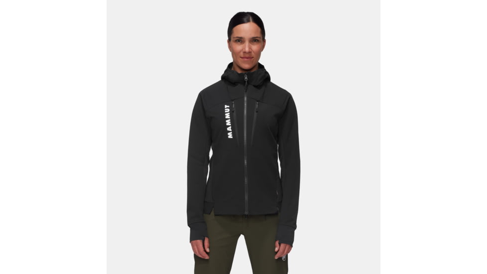 Mammut Aenergy SO Hybrid Hooded Jacket - Womens, Black, Large, 1011-01930-0001-115