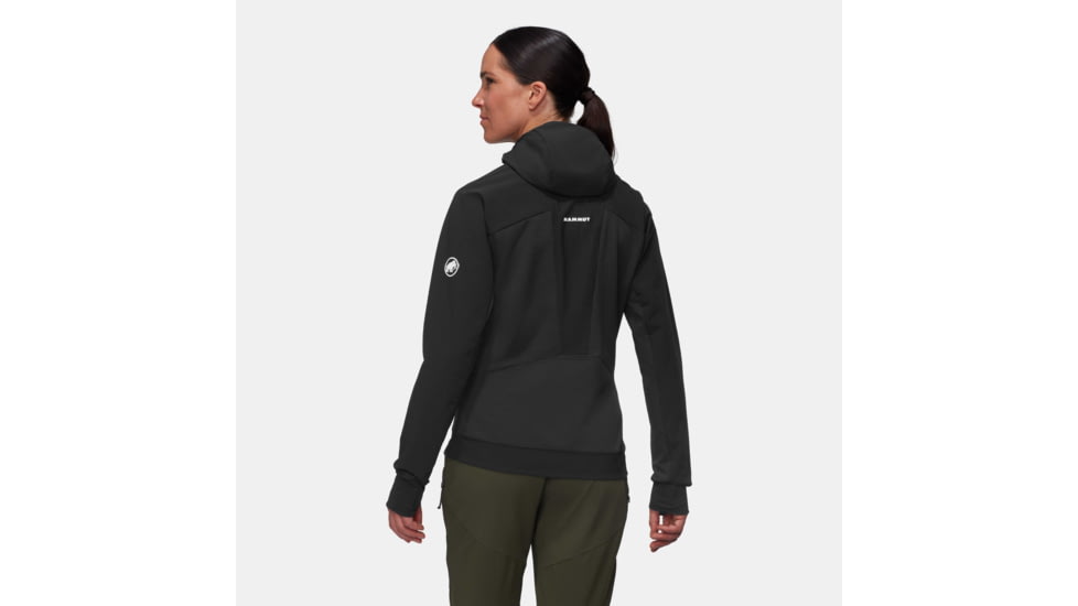 Mammut Aenergy SO Hybrid Hooded Jacket - Womens, Black, Large, 1011-01930-0001-115