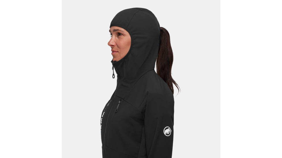 Mammut Aenergy SO Hybrid Hooded Jacket - Womens, Black, Large, 1011-01930-0001-115
