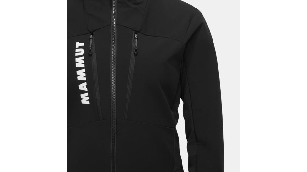 Mammut Aenergy SO Hybrid Hooded Jacket - Womens, Black, Large, 1011-01930-0001-115