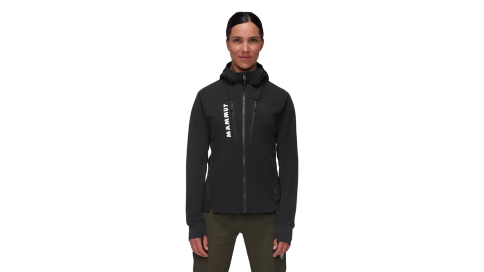 Mammut Aenergy SO Hybrid Hooded Jacket - Womens, Black, XS, 1011-01930-0001-112
