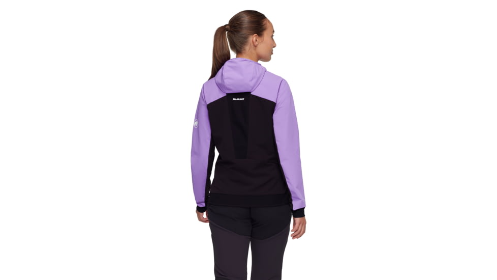 Mammut Aenergy SO Hybrid Hooded Jacket - Womens, Lavandin-Black, S, 1011-01930-6441-113