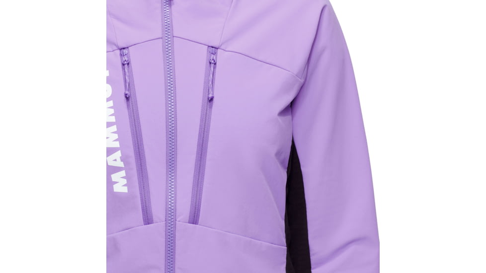Mammut Aenergy SO Hybrid Hooded Jacket - Womens, Lavandin-Black, S, 1011-01930-6441-113