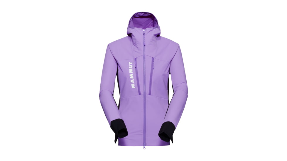 Mammut Aenergy SO Hybrid Hooded Jacket - Womens, Lavandin-Black, S, 1011-01930-6441-113