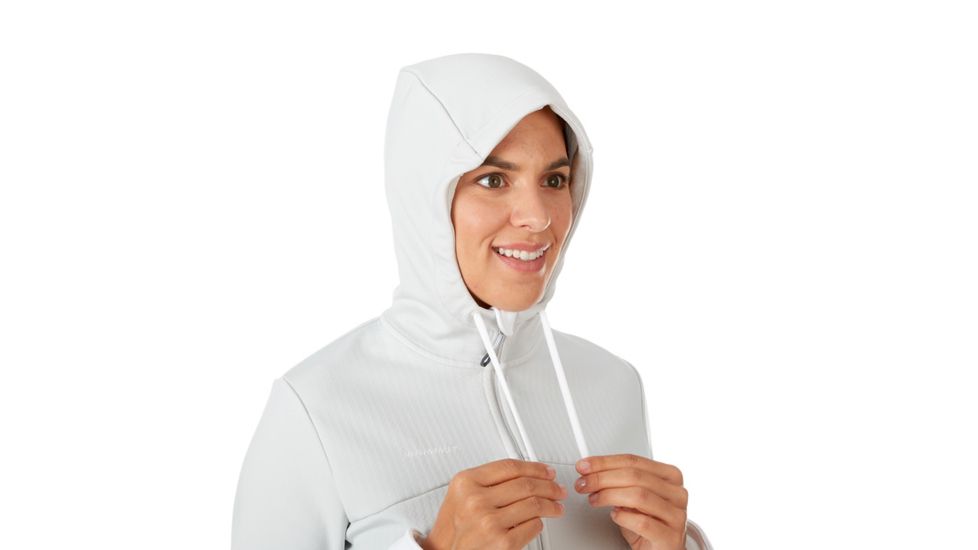 Mammut Alnasca Hooded Midlayer Jacket - Womens, Marble-White-White, XS, 1014-00370-00198-112