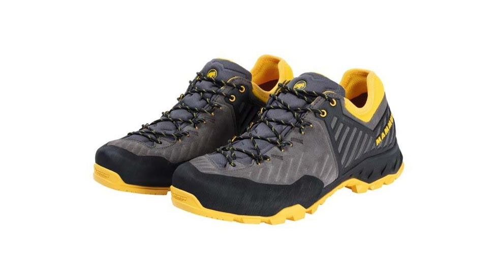 Mammut Alnasca II Low GTX Hiking Shoes- Mens, Dark Titanium/Freesia, 10, 3020-06230-00453-1090