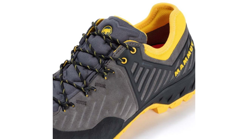 Mammut Alnasca II Low GTX Hiking Shoes- Mens, Dark Titanium/Freesia, 10, 3020-06230-00453-1090