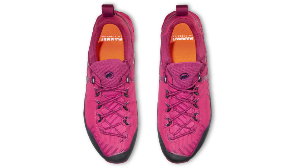 Mammut Alnasca Knit II Low Approach Shoes - Womens, Sundown/Dark Sundown, US 7, 3020-06280-6379-1055