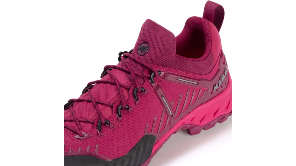 Mammut Alnasca Knit II Low Approach Shoes - Womens, Sundown/Dark Sundown, US 7, 3020-06280-6379-1055