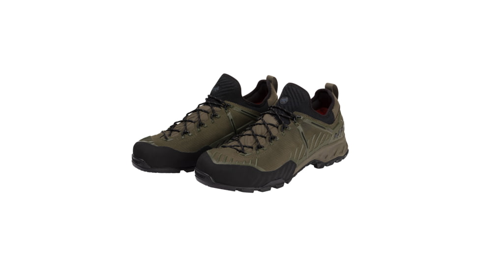 Mammut Alnasca Knit II Low GTX Approach Shoes - Mens, Iguana/Black, US 11, 3020-06250-4601-1100