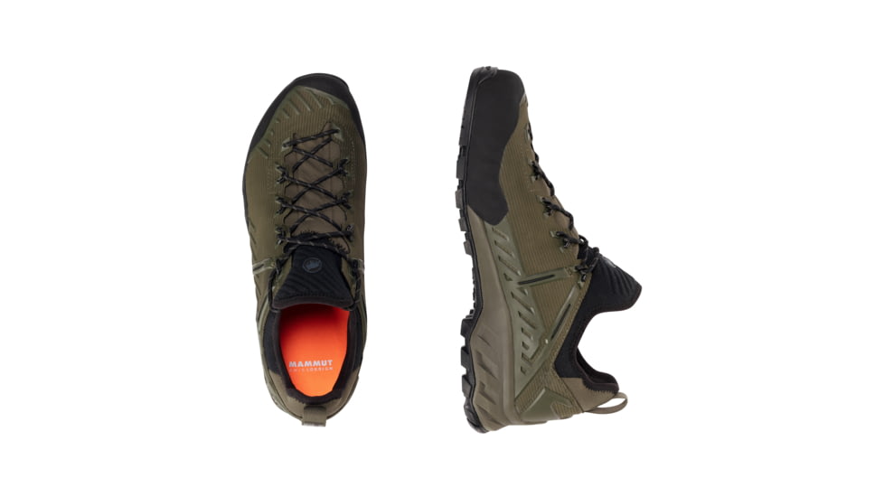Mammut Alnasca Knit II Low GTX Approach Shoes - Mens, Iguana/Black, US 11, 3020-06250-4601-1100