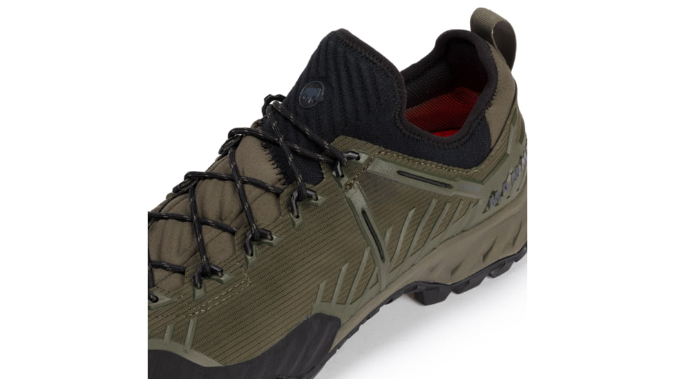 Mammut Alnasca Knit II Low GTX Approach Shoes - Mens, Iguana/Black, US 11, 3020-06250-4601-1100
