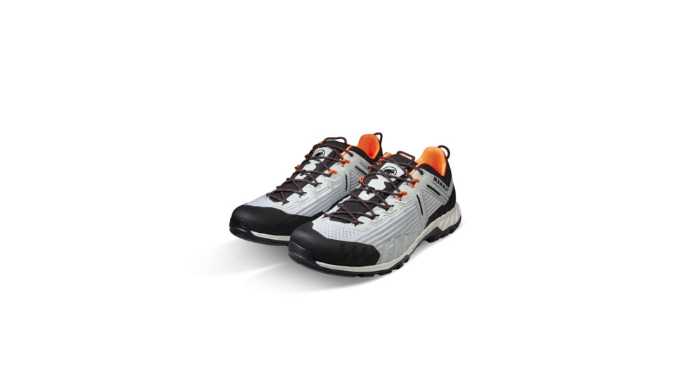 Mammut Alnasca Knit III Low Approach Shoes - Mens, Ice Gray-Black, US 13, 3020-06520-00770-1200