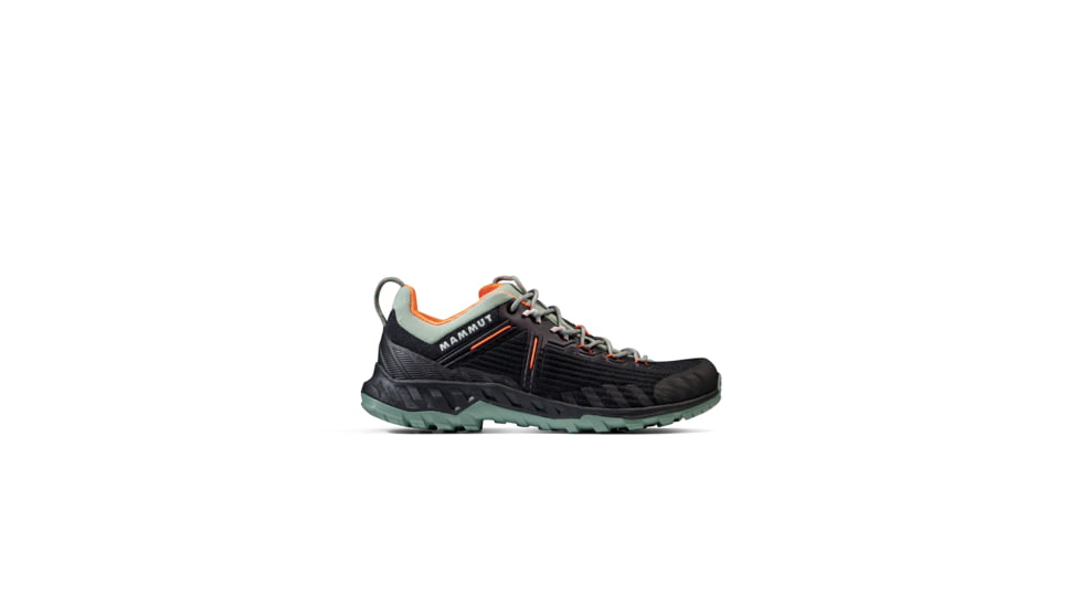 Mammut Alnasca Knit III Low Approach Shoes - Womens, Black-Jade, US 8, 3020-06530-9232-1065